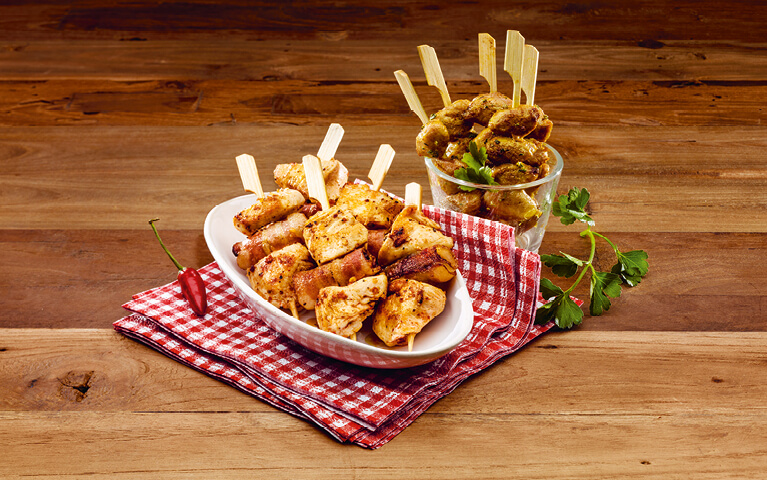 Brochettes de poulet